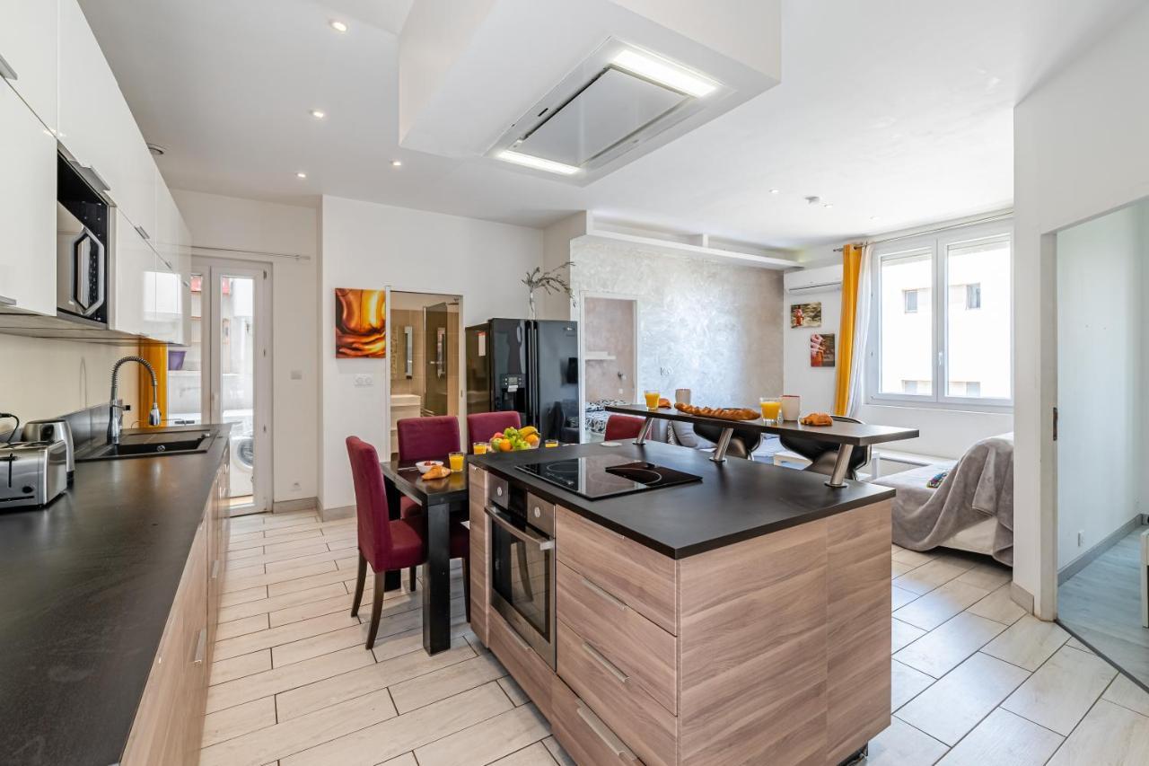 T3 Moderne Et Cosy Au Bord De Mer Marsella Exterior foto